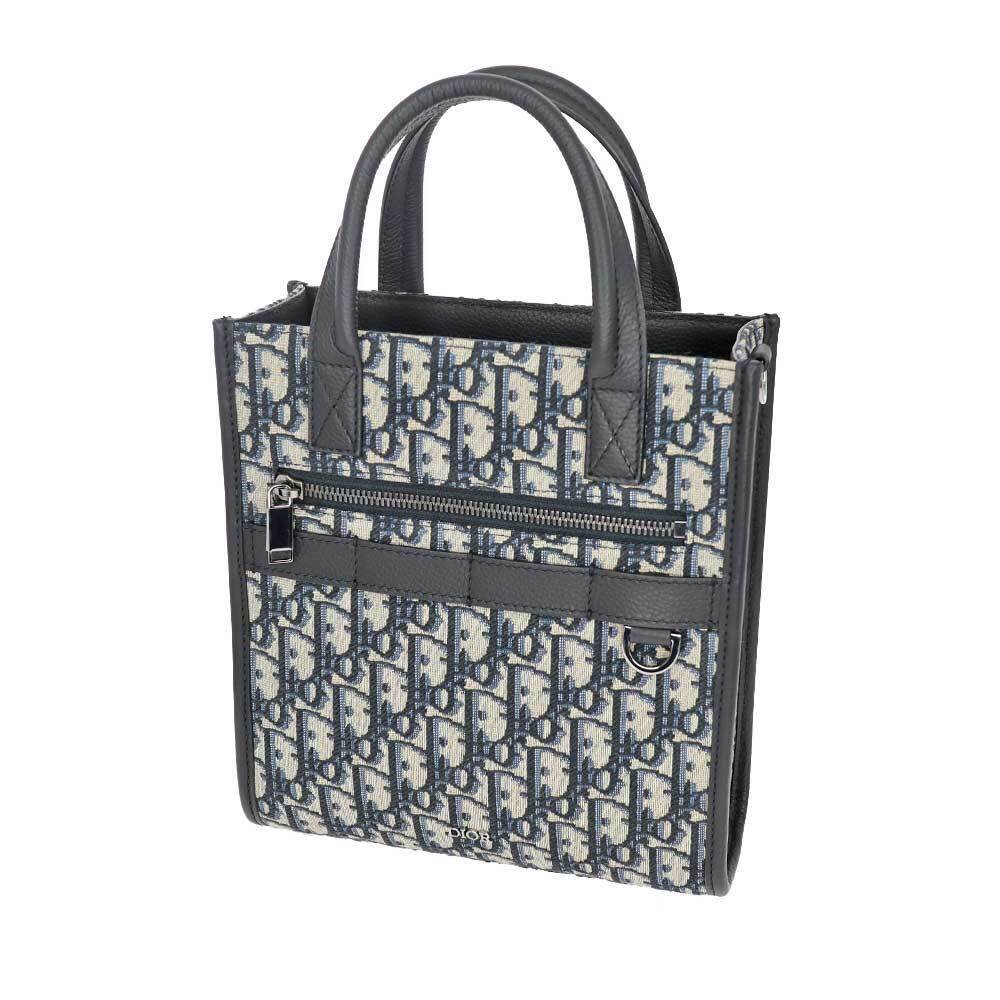 Christian Dior North South Tote Bag Oblique Shoulder